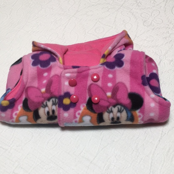 18m? (4/$20) Minnie Mouse Fleece Hooded Vest - Picture 12 of 16